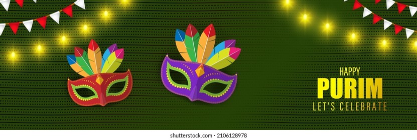 vector illustration for Jewish festival Purim