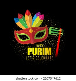 vector illustration for Jewish festival Purim