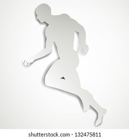 Vector Illustration of a Jogger