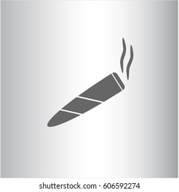 Ilustración vectorial del icono o símbolo de unión (cigarrillo)
