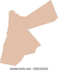 Vector Illustration of Jordan map