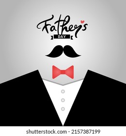Vector illustration of joyous celebration of Happy Father's Day