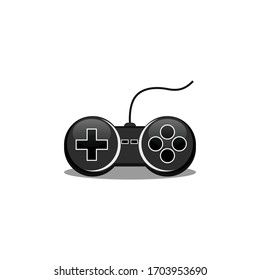 Vector illustration of a joystick game