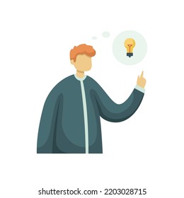 Vector illustration of a judge with a gavel in a robe. Profession.