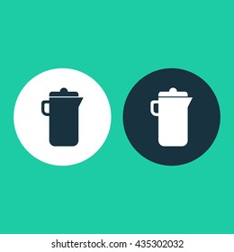 Vector illustration of jug icon