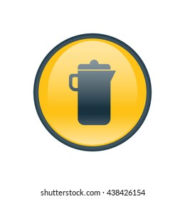 Vector illustration of jug icon