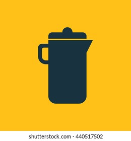 Vector illustration of jug icon