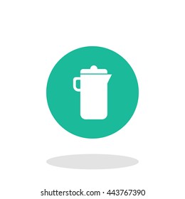 Vector illustration of jug icon