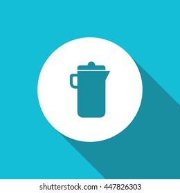 Vector illustration of jug icon