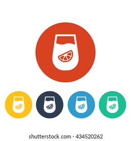 Vector illustration of juice icon
