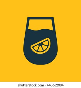 Vector illustration of juice icon