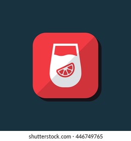 Vector illustration of juice icon