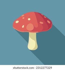 Vector illustration of juicy mushrooms