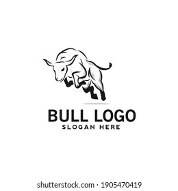 ilustración vectorial del diseño moderno del logotipo de salto