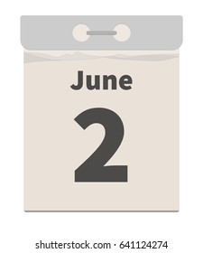 Vector illustration, June 2