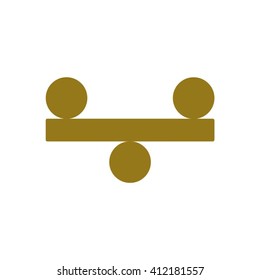 Vector illustration of justice scales