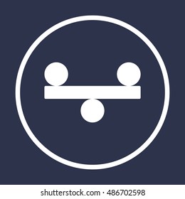 Vector illustration of justice scales
