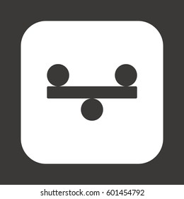 Vector illustration of justice scales