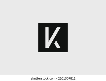 ilustración vectorial del icono del logotipo de la letra K.
