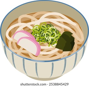 Vektorgrafik von Kake Udon