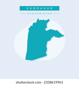 Vector illustration vector of Kandahar map Afghanistan