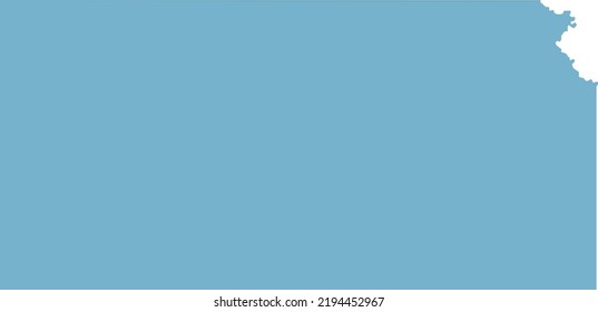 Vector Illustration of Kansas map