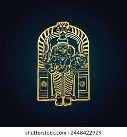 A vector illustration of Karanjeshwar Devi might depict a stylized representation of the Hindu goddess Karanjeshwar Devi.