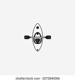 Vector illustration of kayak icon