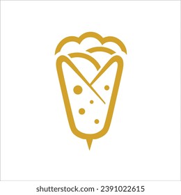 Vector illustration kebab, can be used for logos, walls, menu paper, displays, etc