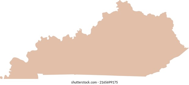 Vector Illustration of Kentucky map