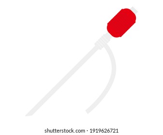 Vector illustration of kerosene pump.