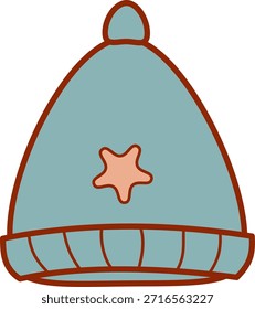 vector illustration of Kerpus recolorable