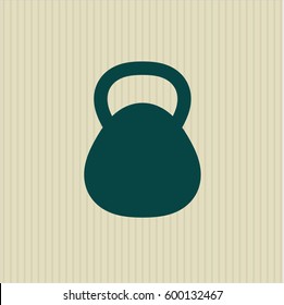 Icono vectorial de Kettle bell
