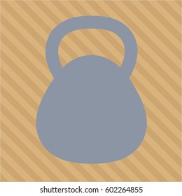 Ilustración vectorial del icono del timbre del cettle concepto de la aplicación web del símbolo del vector
