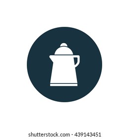 Vector illustration of kettle icon