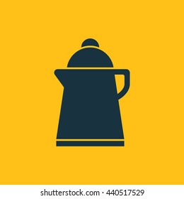 Vector illustration of kettle icon