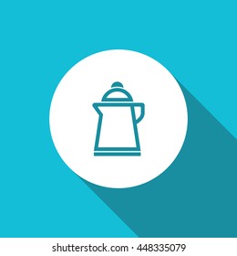 Vector illustration of kettle icon