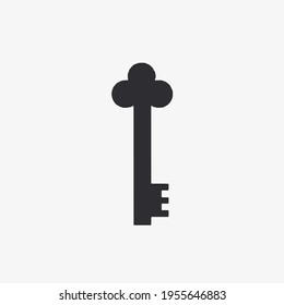 Vector illustration of a key icon