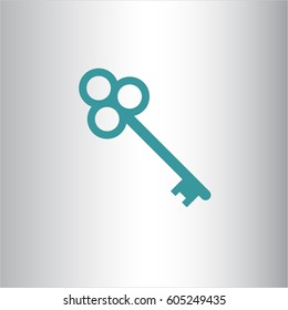 Icono vectorial del vector clave
