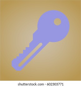 Vector illustration of Key symbol

