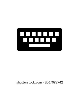 vector illustration of a keyboard commonly used in an application or mobile device for the purpose of typing a word