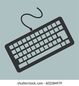 Vector illustration of keyboard icon vector symbol flat app web concept website
