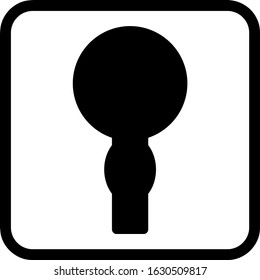 Vector Illustration keyhole  