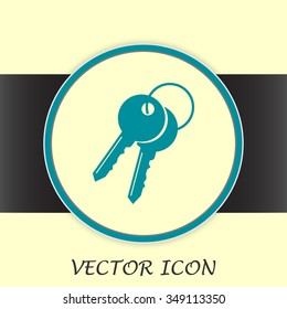 Vector illustration of keys 