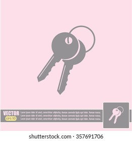 Vector illustration of keys 
