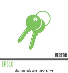 Vector illustration of keys 