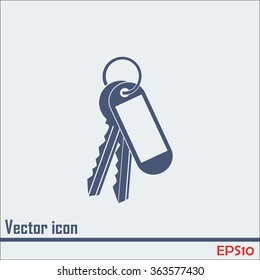 Vector illustration of keys