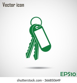 Vector illustration of keys