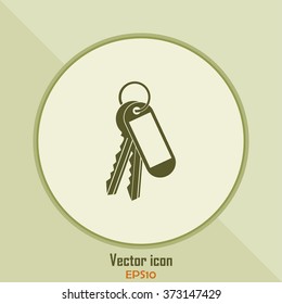 Vector illustration of keys