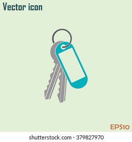 Vector illustration of keys